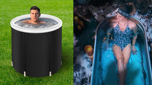 Pop up ice bath versus stock tank